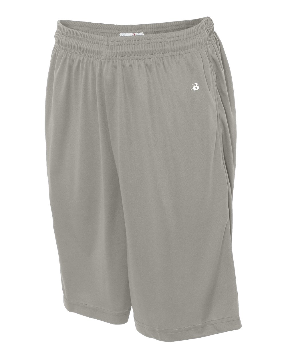 Men's B-Core 10" Shorts with Pockets - Side - B85185353 - Silver