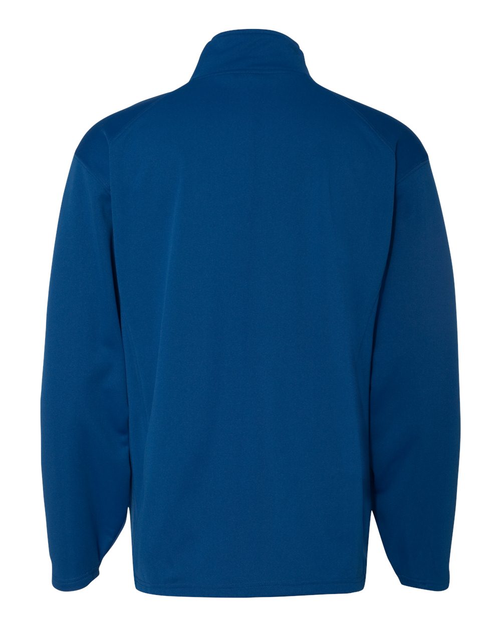 Men's Performance Fleece Quarter-Zip Pullover - Back - B86785752 - Royal