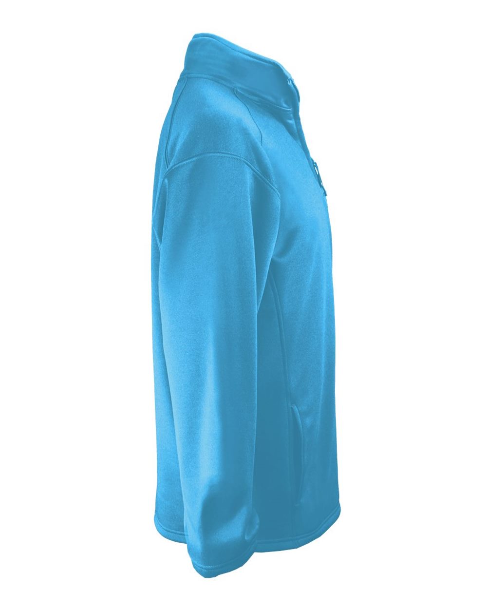 Men's Performance Fleece Quarter-Zip Pullover - Side - B86785262 - Columbia Blue