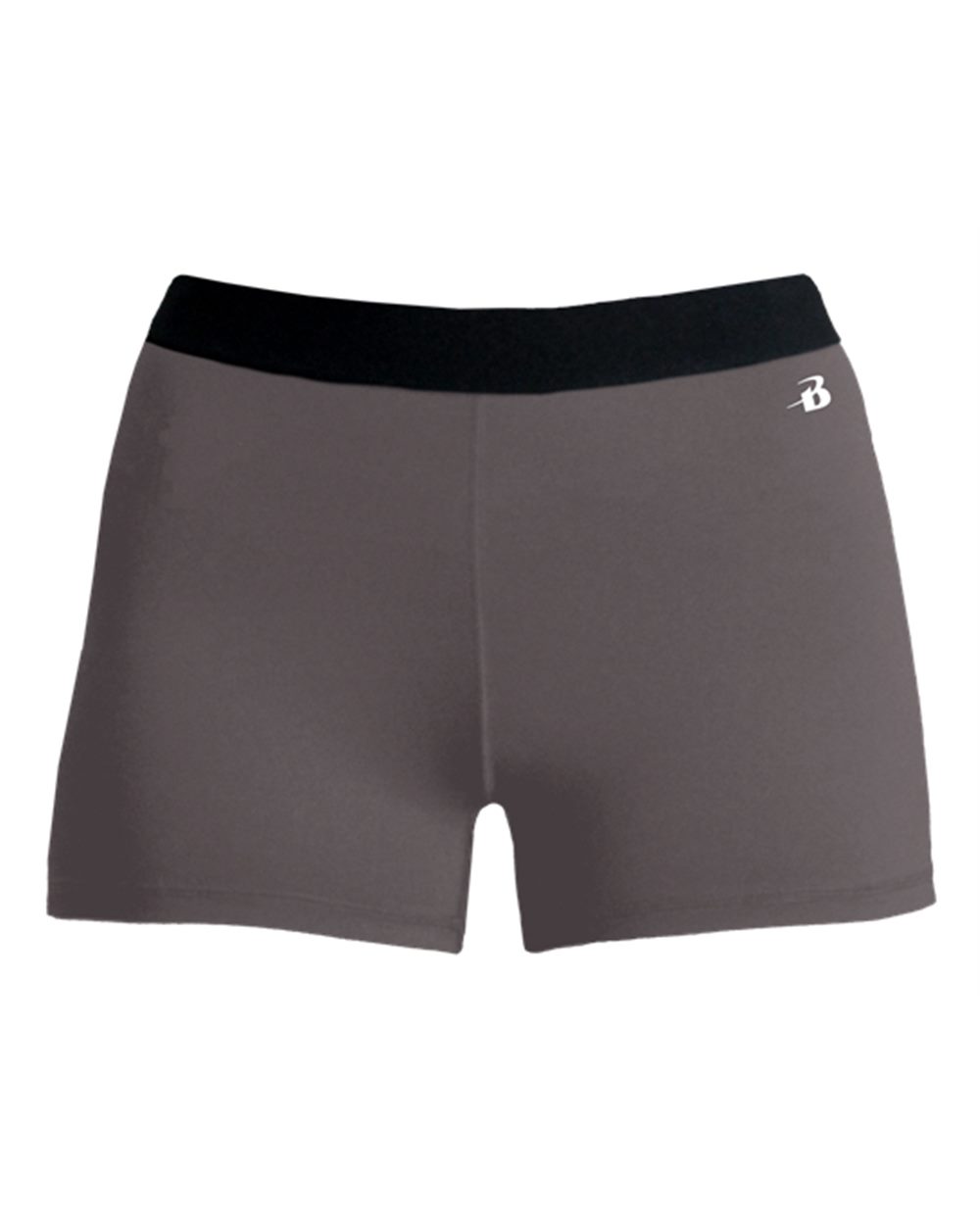 Women’s 3" Pro-Compression Shorts - Front - B12085132 - Graphite