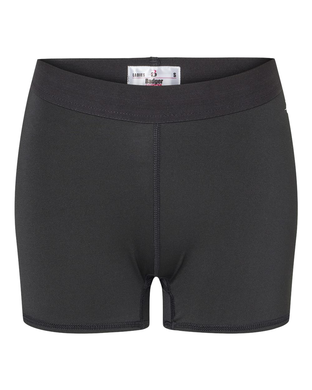 Women’s 3" Pro-Compression Shorts - Front - B12085502 - Black