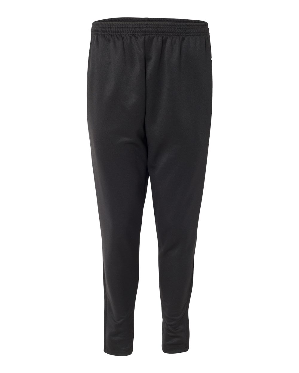Men's Unbrushed Polyester Trainer Pants - Front - B10285502 - Black