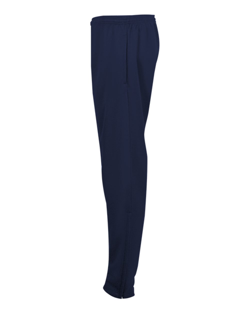 Men's Unbrushed Polyester Trainer Pants - Side - B10285652 - Navy