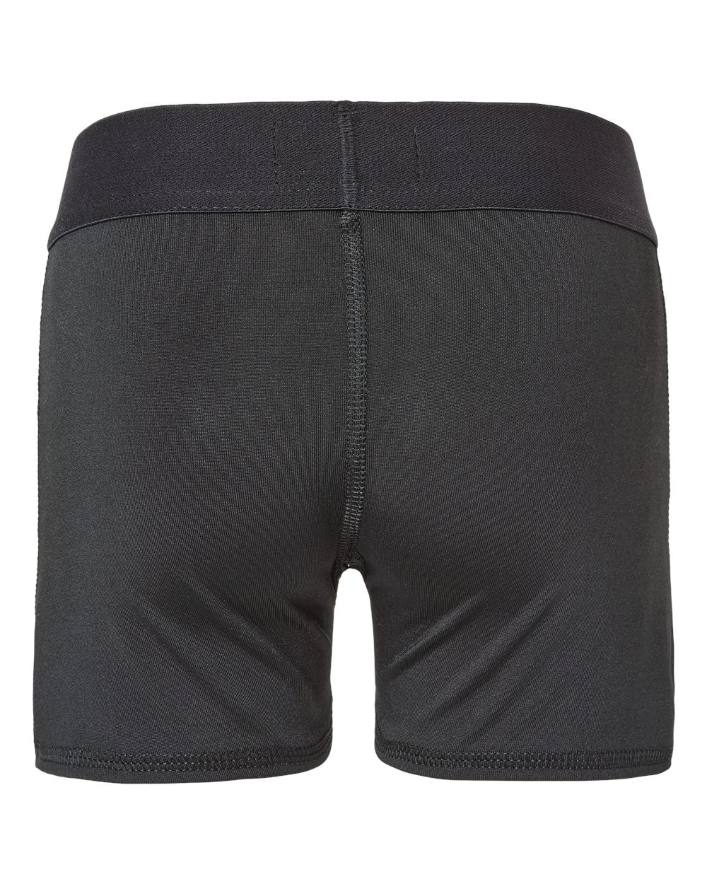 Girls' Pro-Compression Shorts - Back - B12585502 - Black