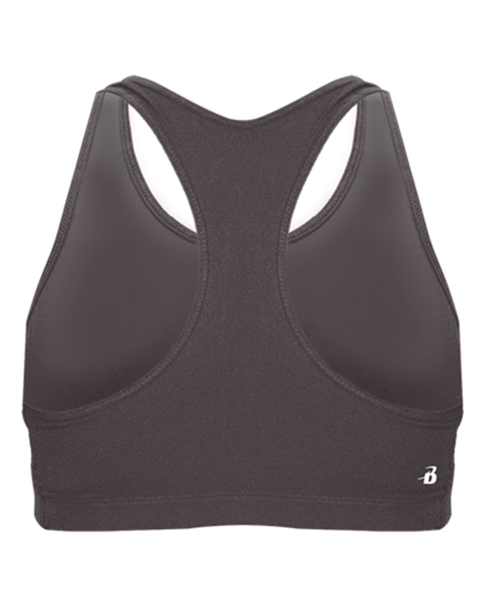 Girls' B-Sport Bra Top - Back - B12685092 - Graphite