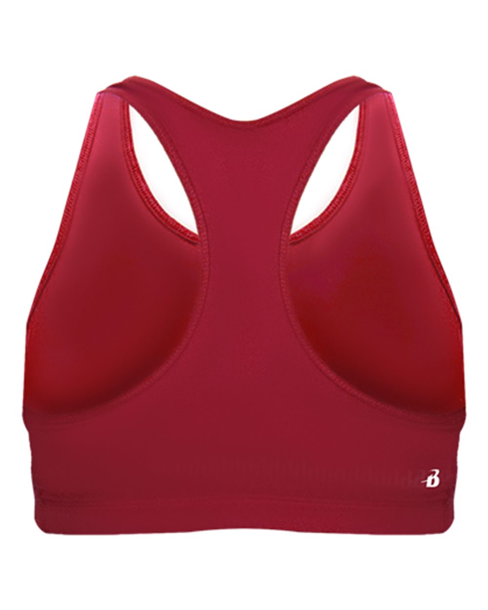 Girls' B-Sport Bra Top - Back - B12685702 - Red