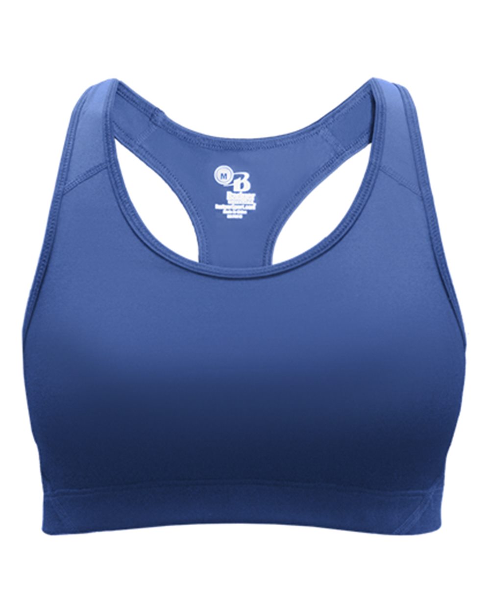 Girls' B-Sport Bra Top - Front - B12685752 - Royal