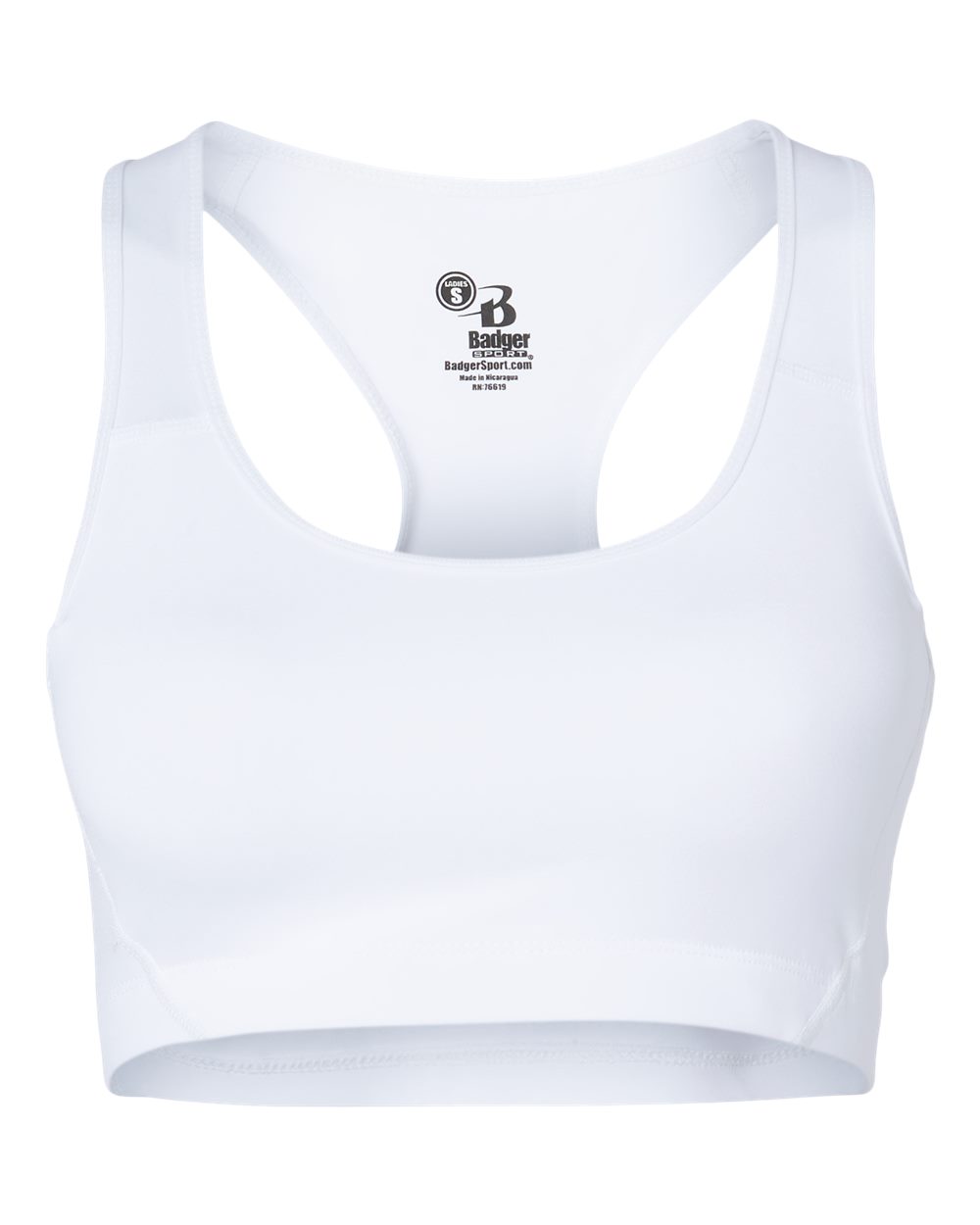 Women's B-Sport Bra Top - Front - B16785002 - White