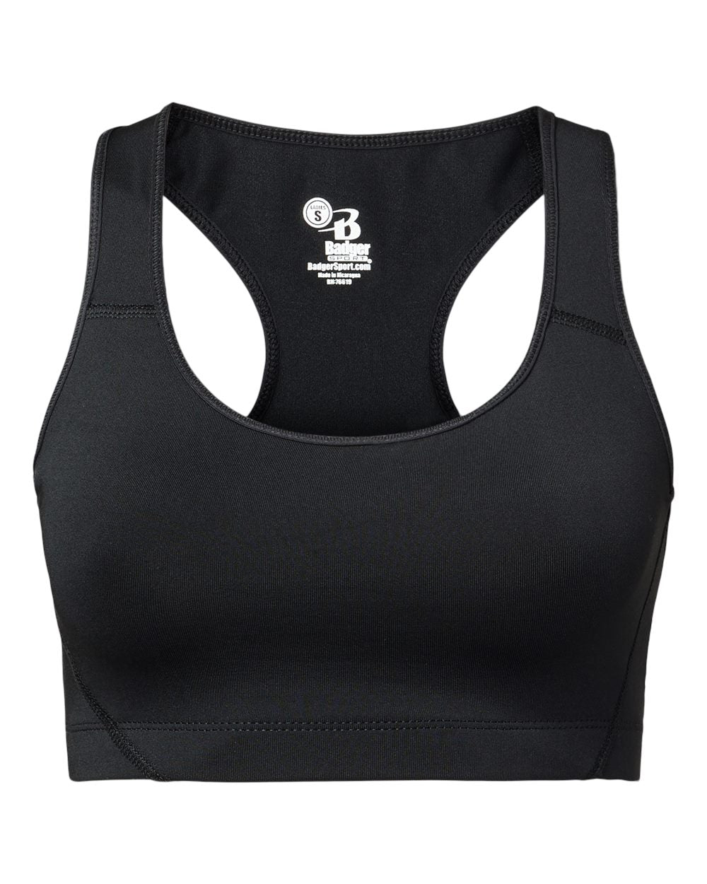 Women's B-Sport Bra Top - Front - B16785502 - Black