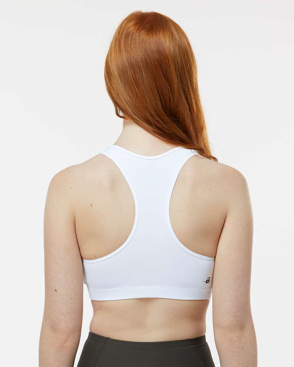 Women's B-Sport Bra Top - OnModelBack - B16785002 - White