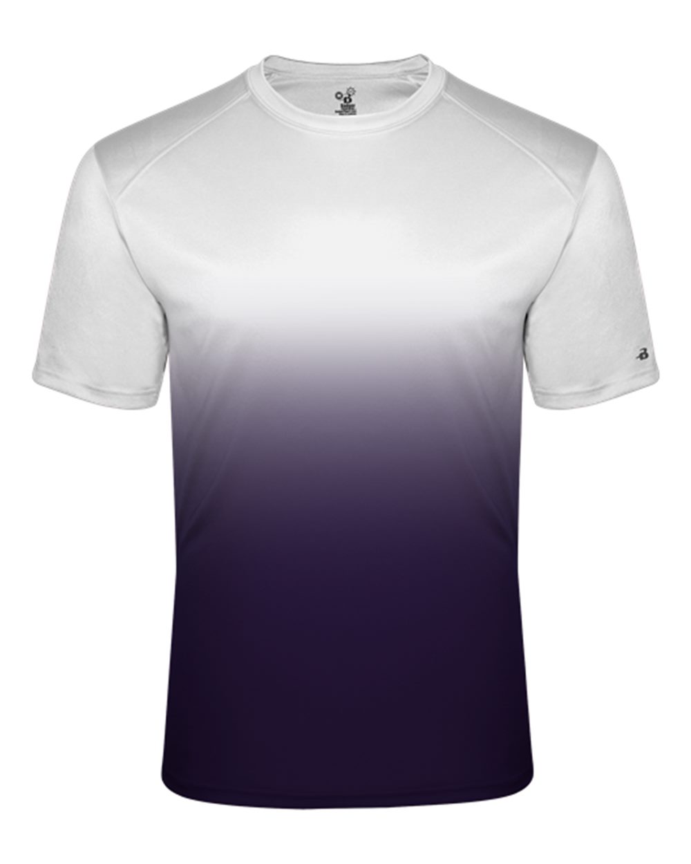 Men's Ombre T-Shirt - Front - B51585672 - Purple