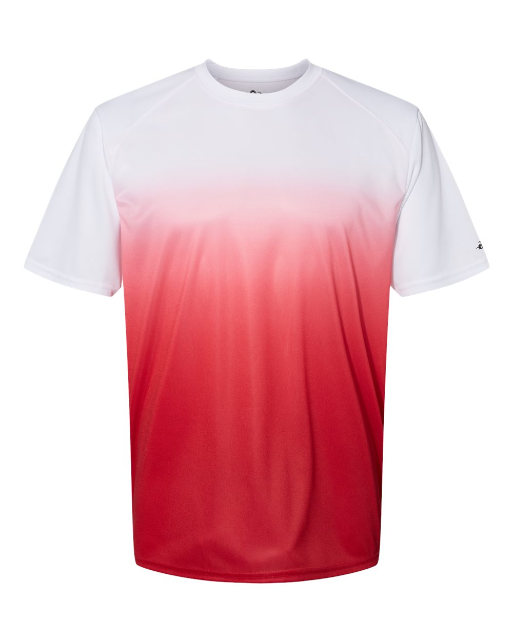 Men's Ombre T-Shirt - Front - B51585703 - Red