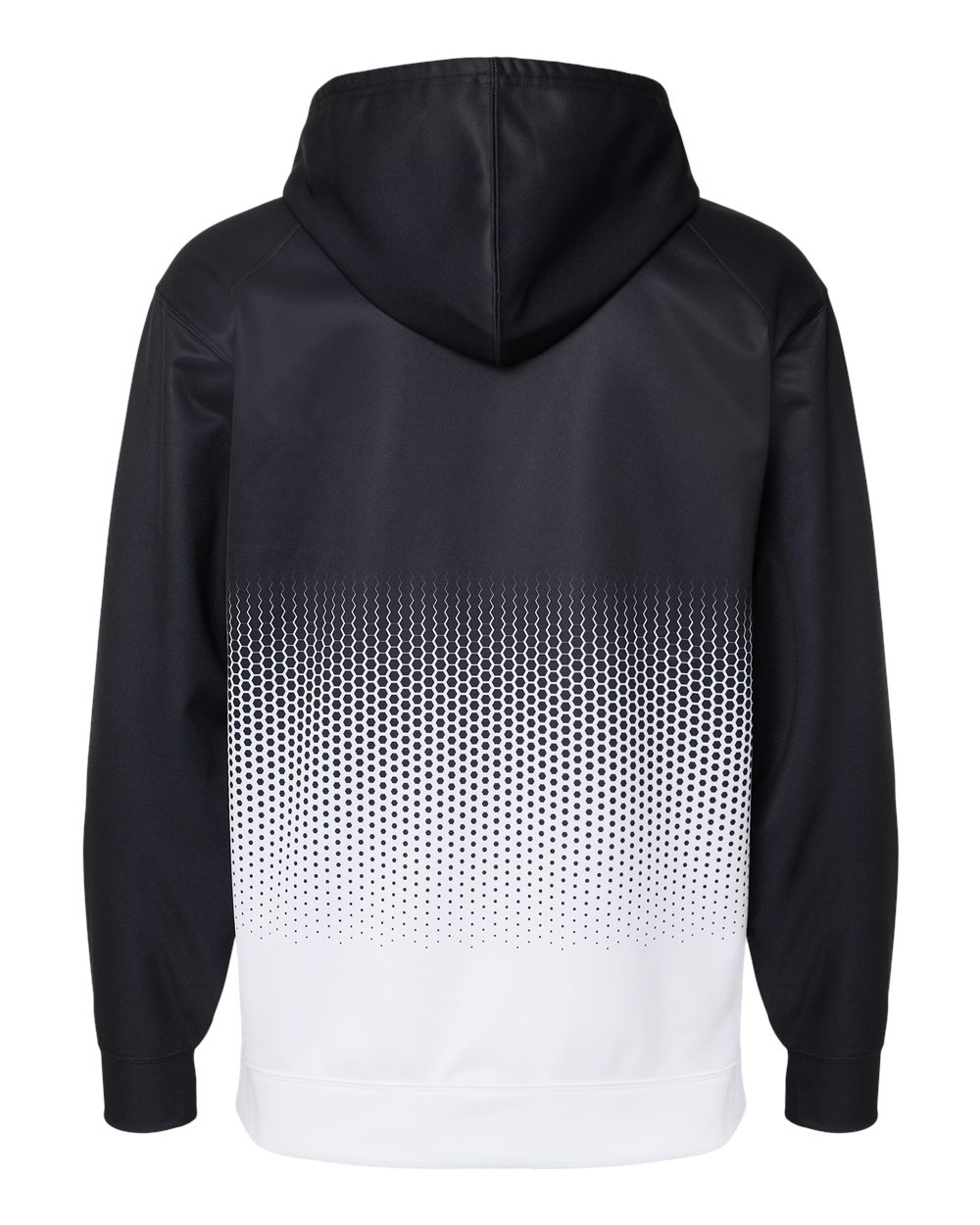 Men's Hex 2.0 Hooded Sweatshirt - Back - B56685502 - Black