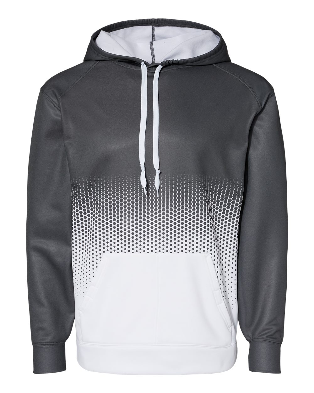 Men's Hex 2.0 Hooded Sweatshirt - Front - B56685092 - Graphite
