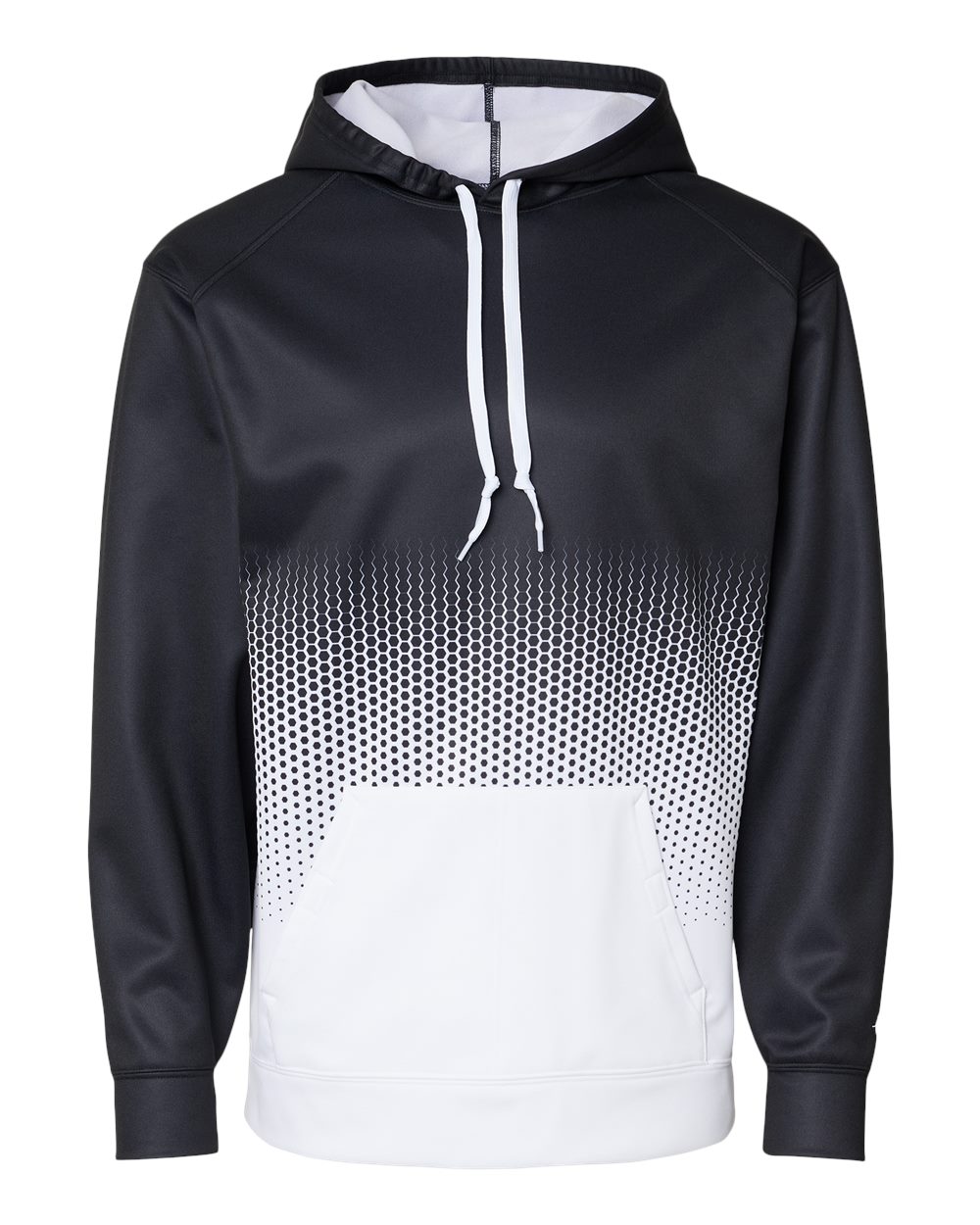 Men's Hex 2.0 Hooded Sweatshirt - Front - B56685502 - Black