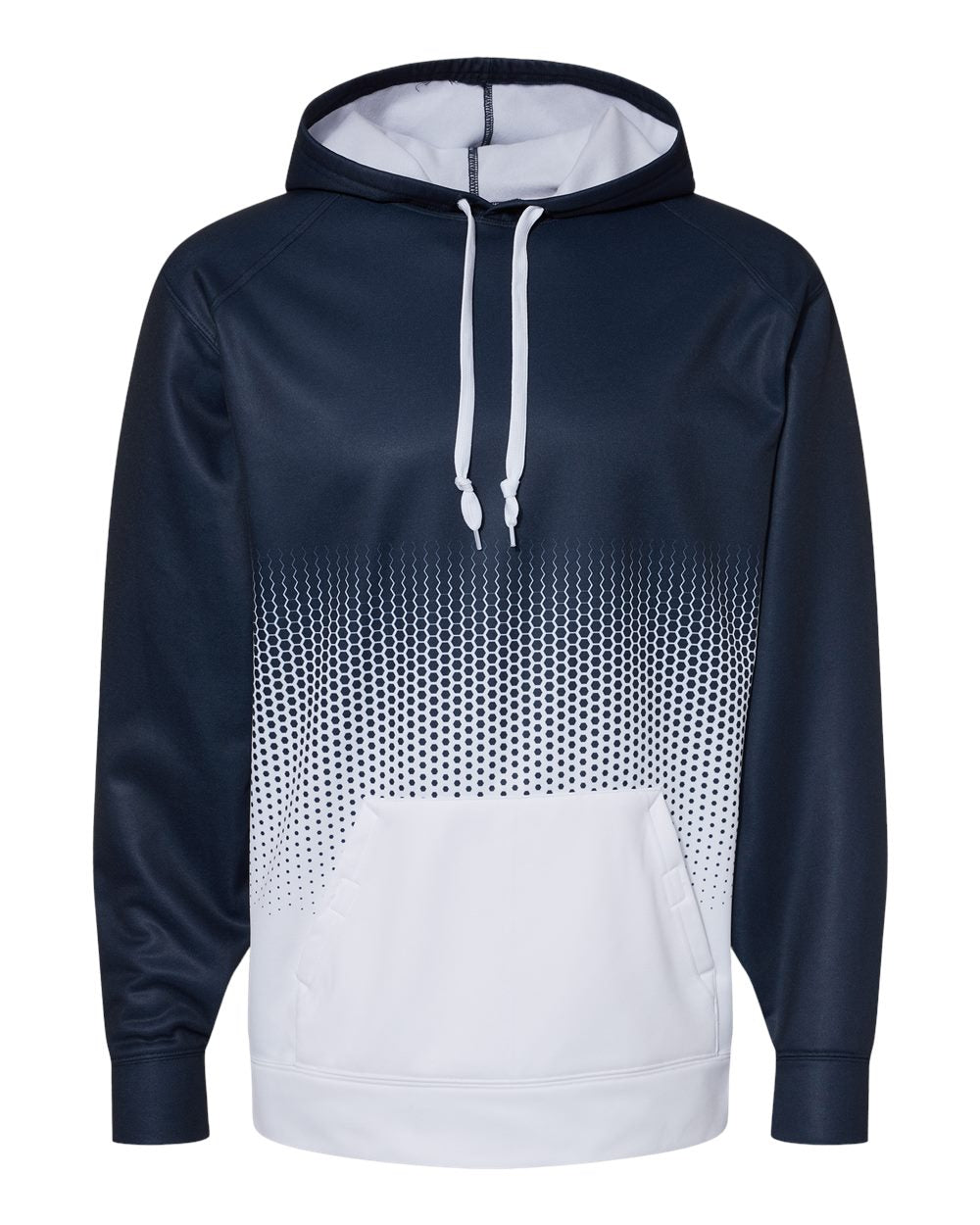 Men's Hex 2.0 Hooded Sweatshirt - Front - B56685652 - Navy