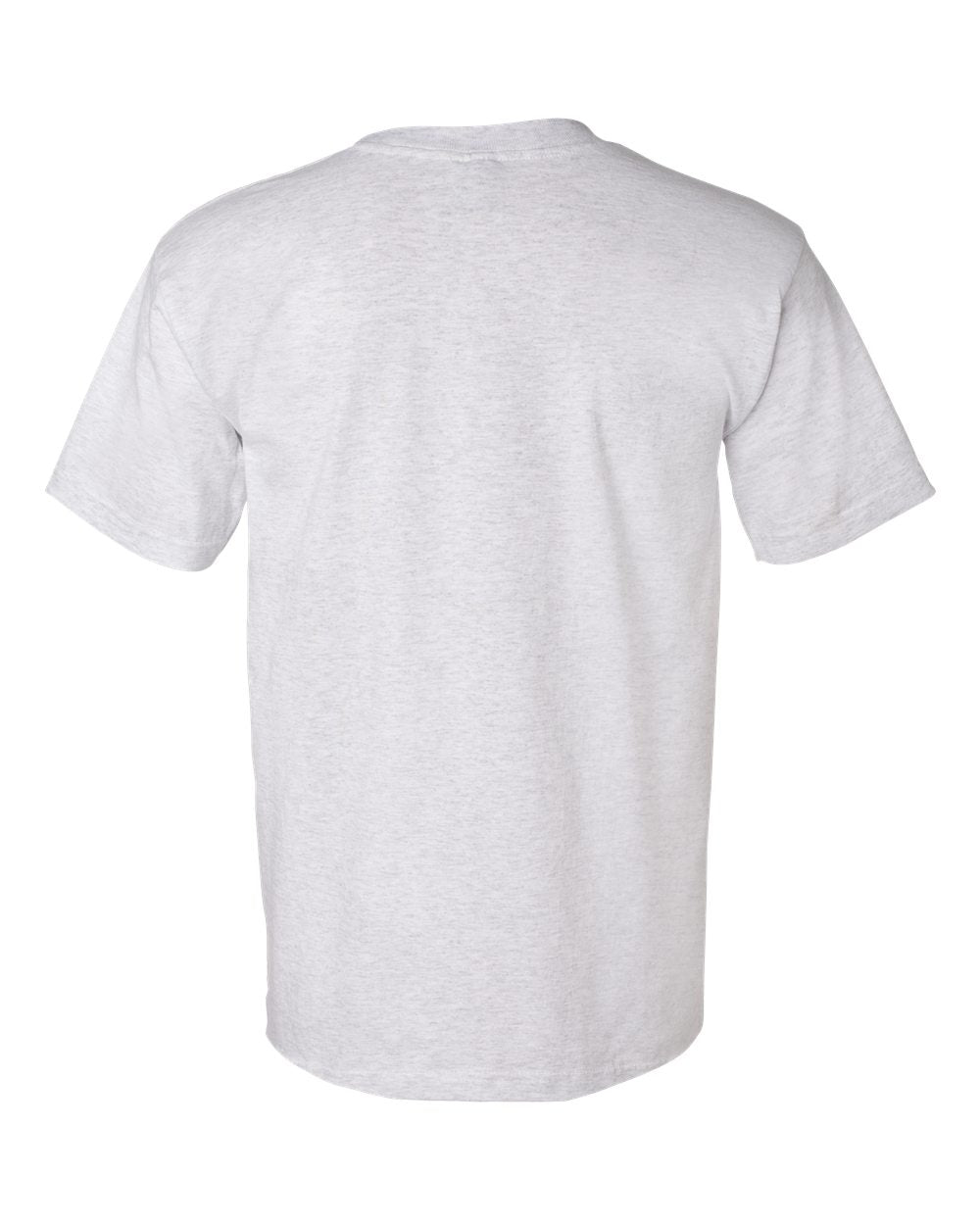Unisex USA-Made Pocket T-Shirt - Back - B04279023 - Ash