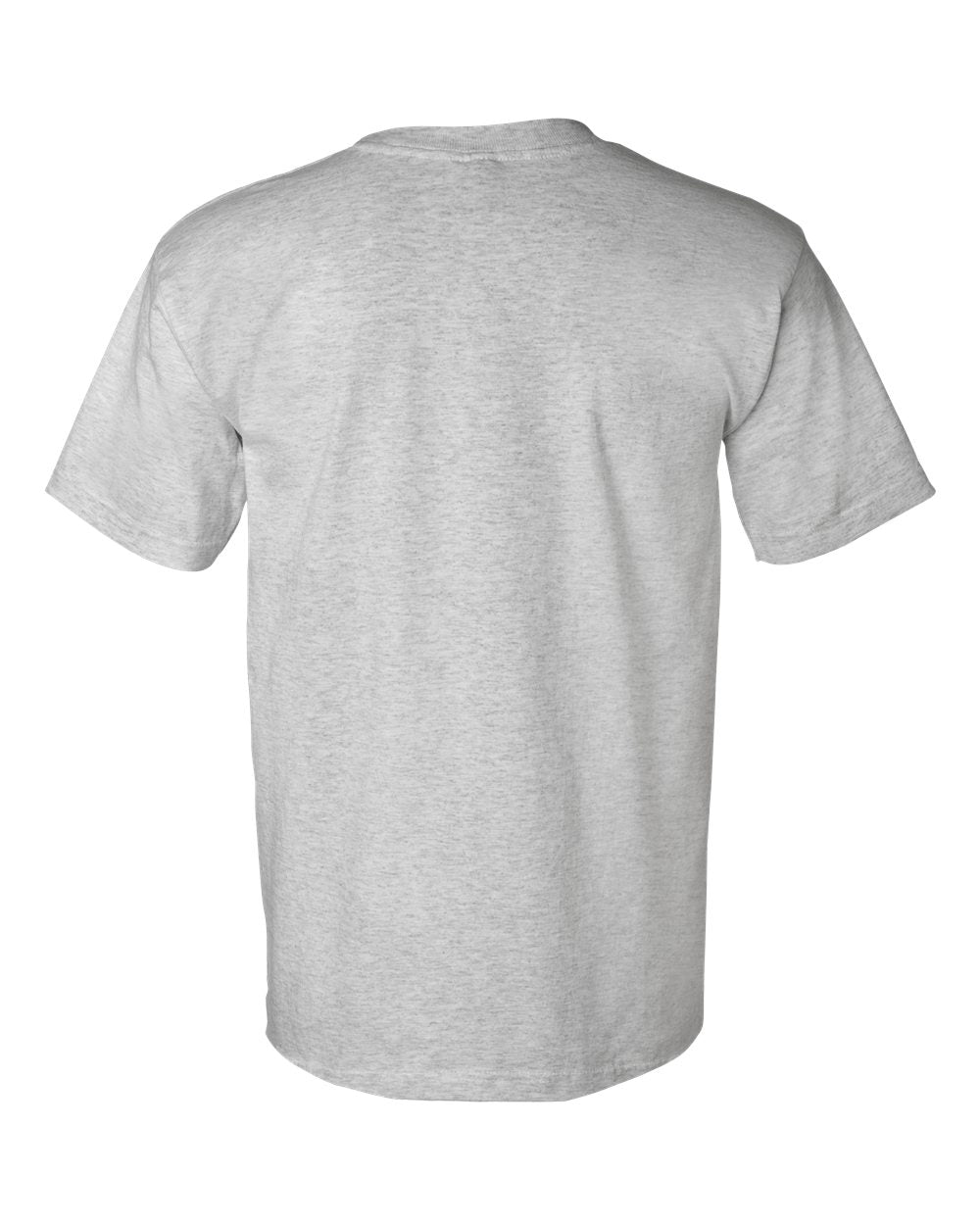 Unisex USA-Made Pocket T-Shirt - Back - B04279583 - Dark Ash
