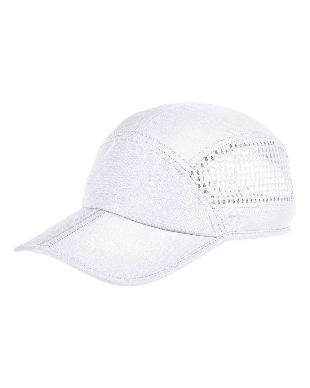 Foldable Bill Performance Cap - Front - B864E8000 - White