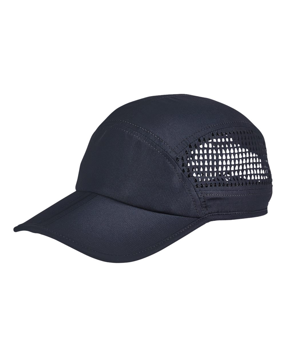 Foldable Bill Performance Cap - Front - B864E8650 - Navy