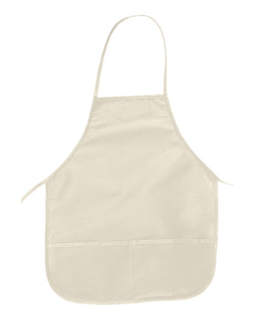 24" Pocket Apron - Front - B833E8240 - Natural