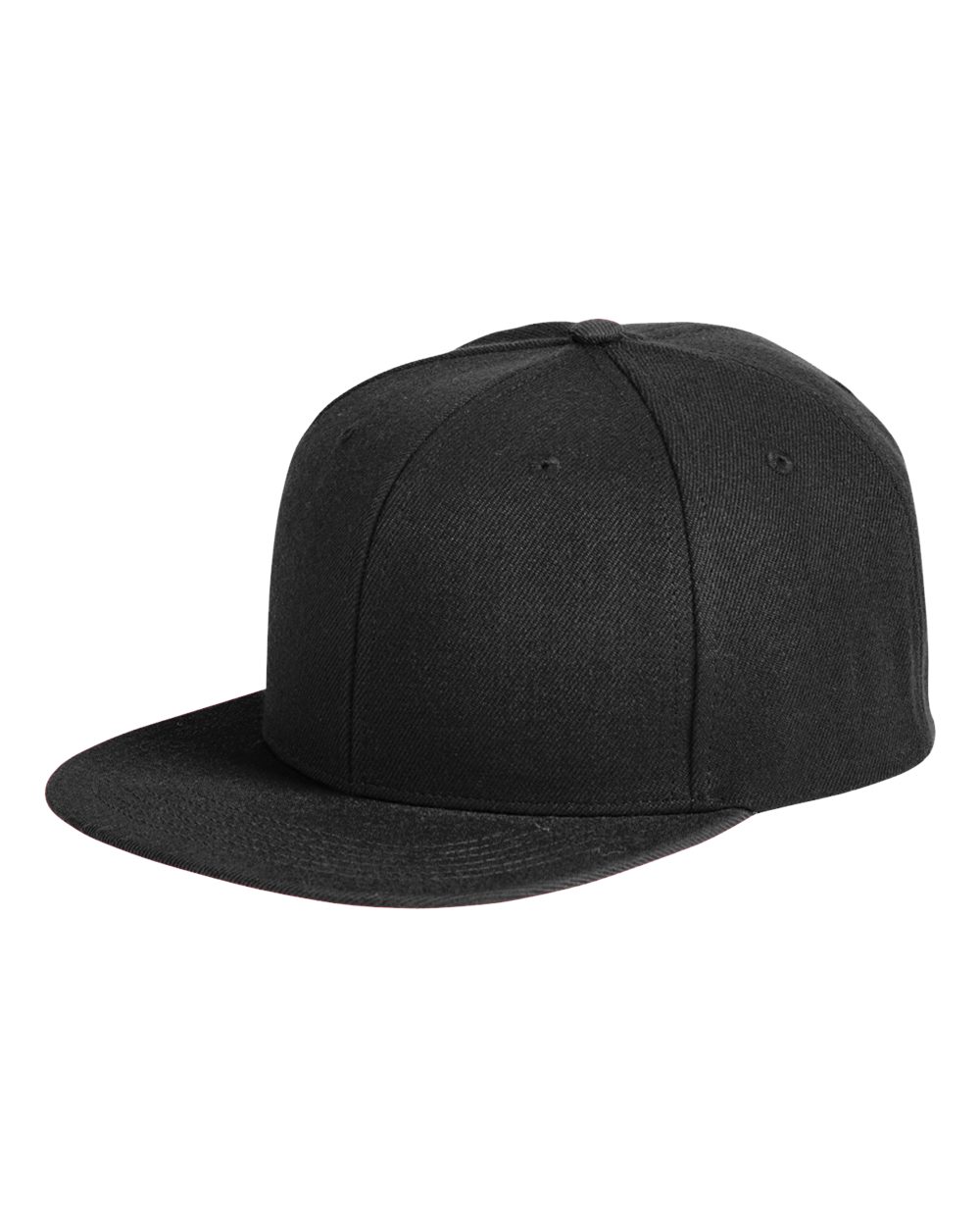 Flat Bill Sport Cap - Front - B851E8500 - Black/ Black