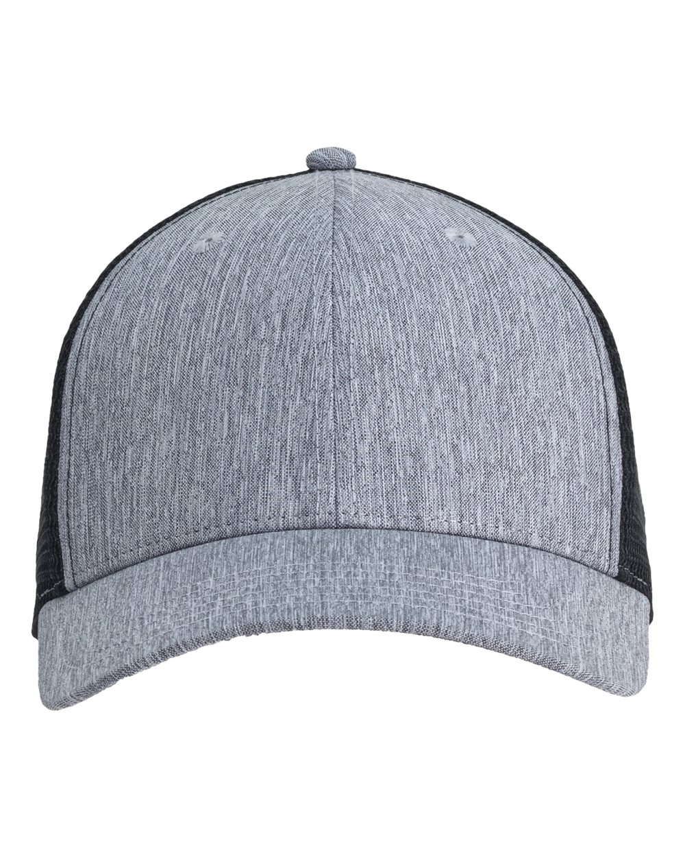 Women's Ponytail Cap - Front - B853E8110 - Light Grey/ Black
