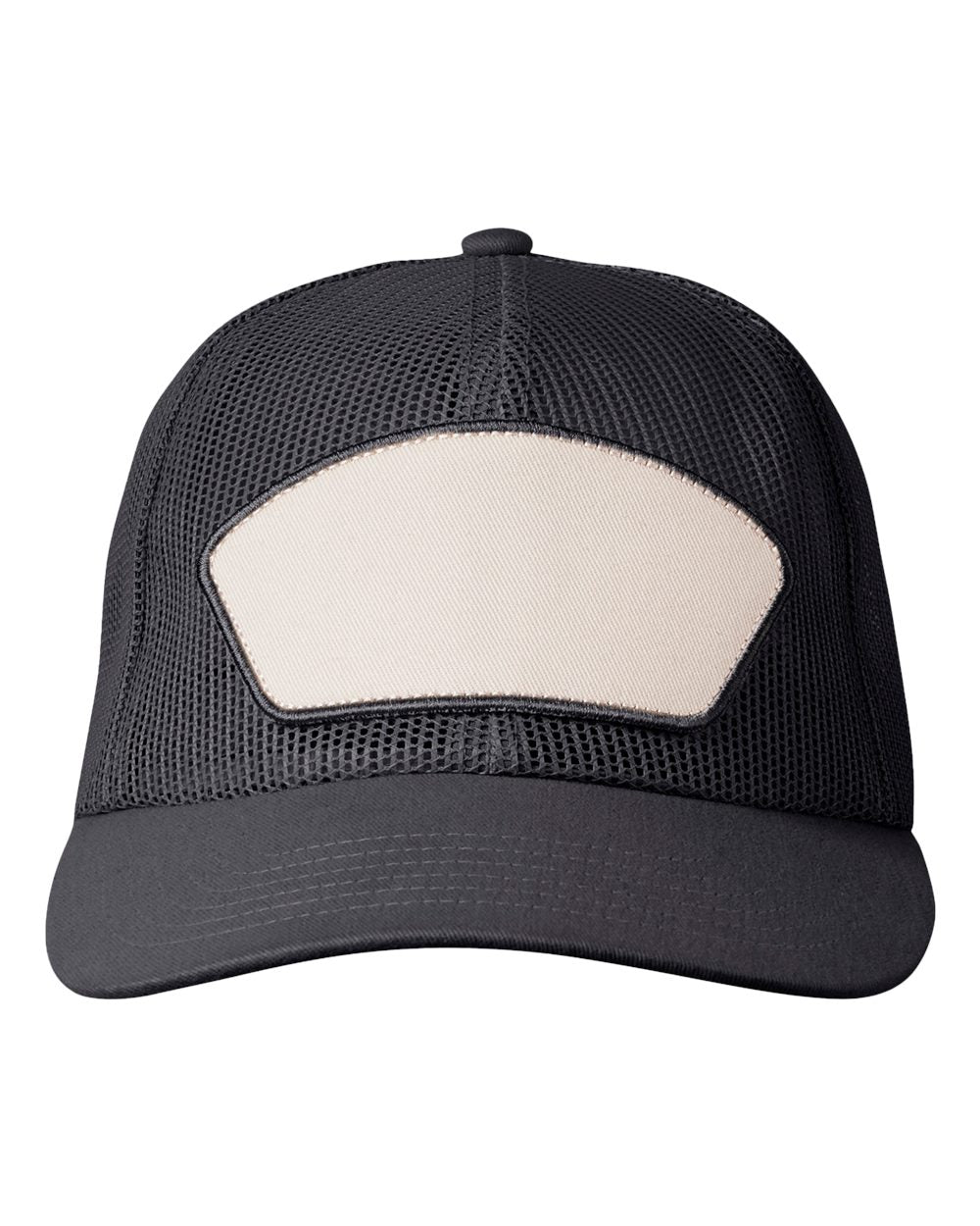 Homestead Mesh Trucker Cap - Front - B869E8500 - Black/ Black