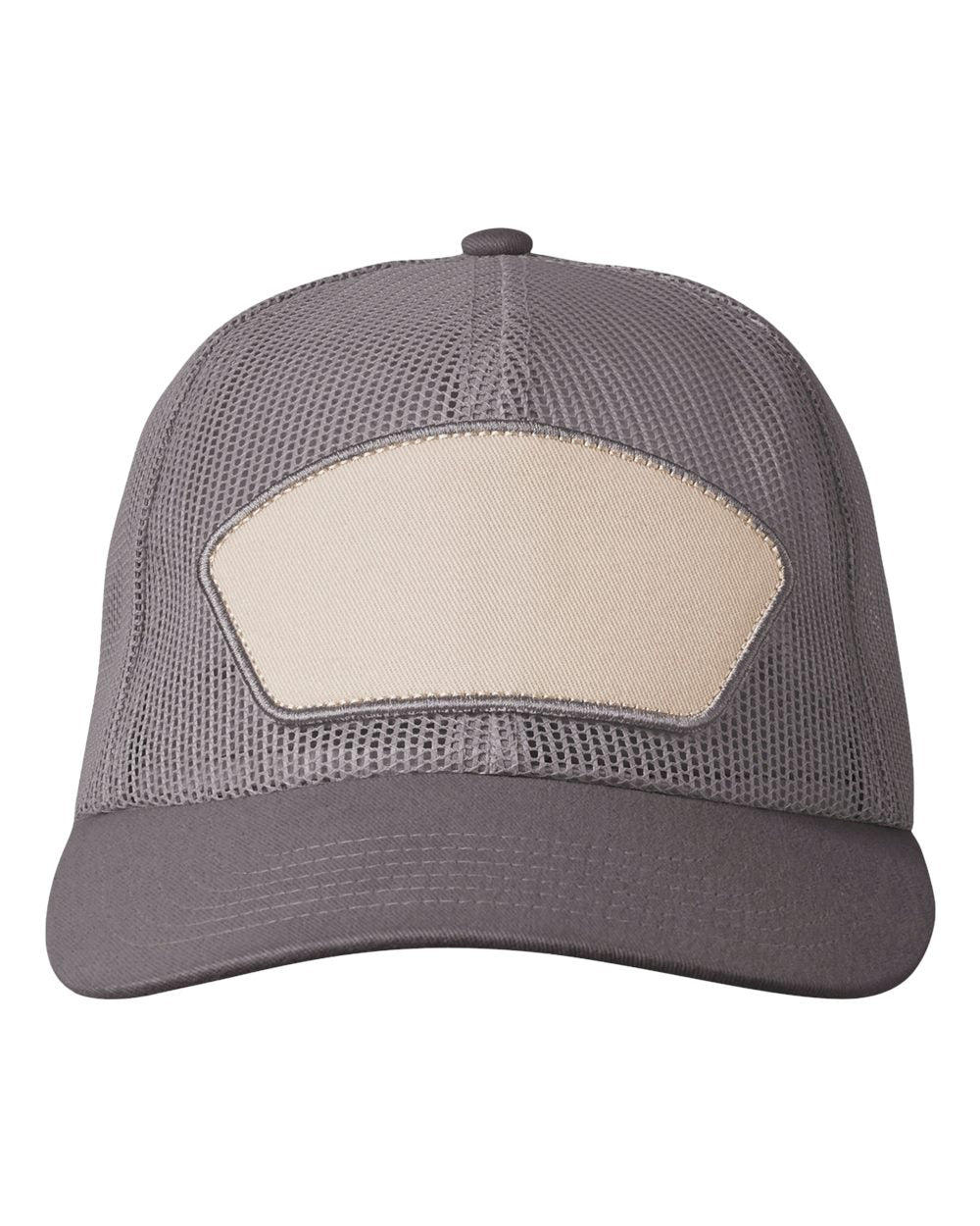 Homestead Mesh Trucker Cap - Front - B869E8590 - Dark Charcoal/ Dark Charcoal