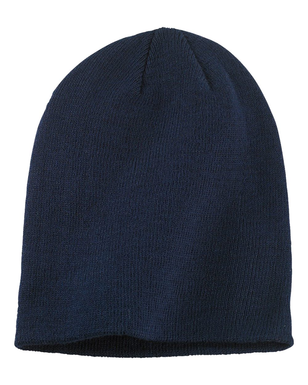 Slouch Beanie - Front - B843E8650 - Navy