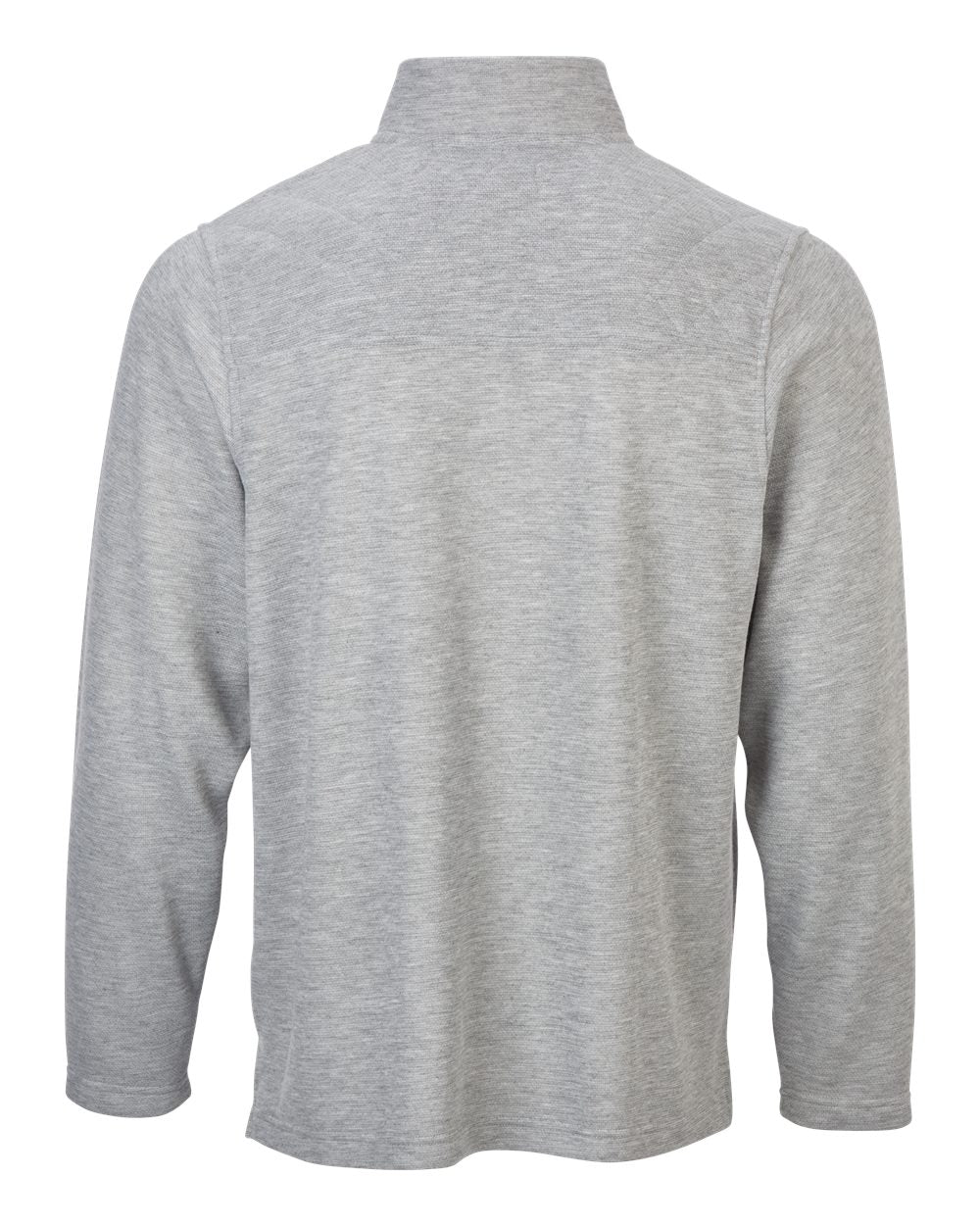 Unisex Sullivan Quarter-Zip Pullover - Back - B12903091 - Oxford Heather