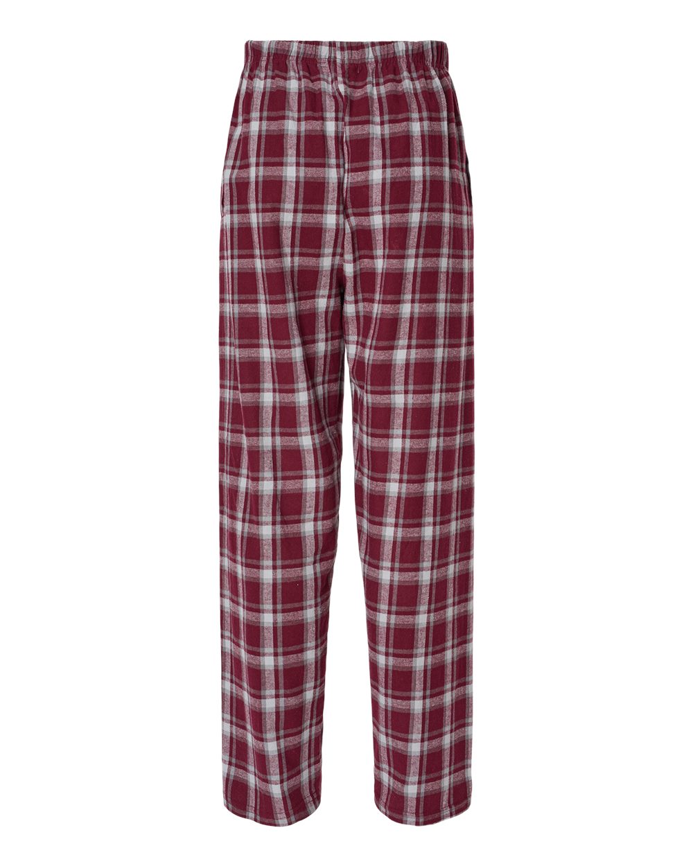 Men's Harley Flannel Pants - Back - B13203111 - Heritage Maroon Plaid