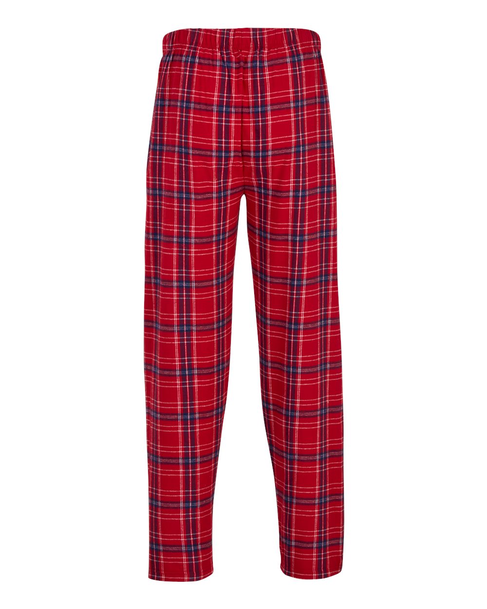 Men's Harley Flannel Pants - Back - B13203451 - Brick Red Kingston