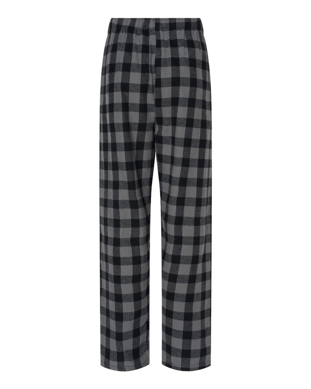 Men's Harley Flannel Pants - Back - B13203581 - Charcoal/ Black Buffalo