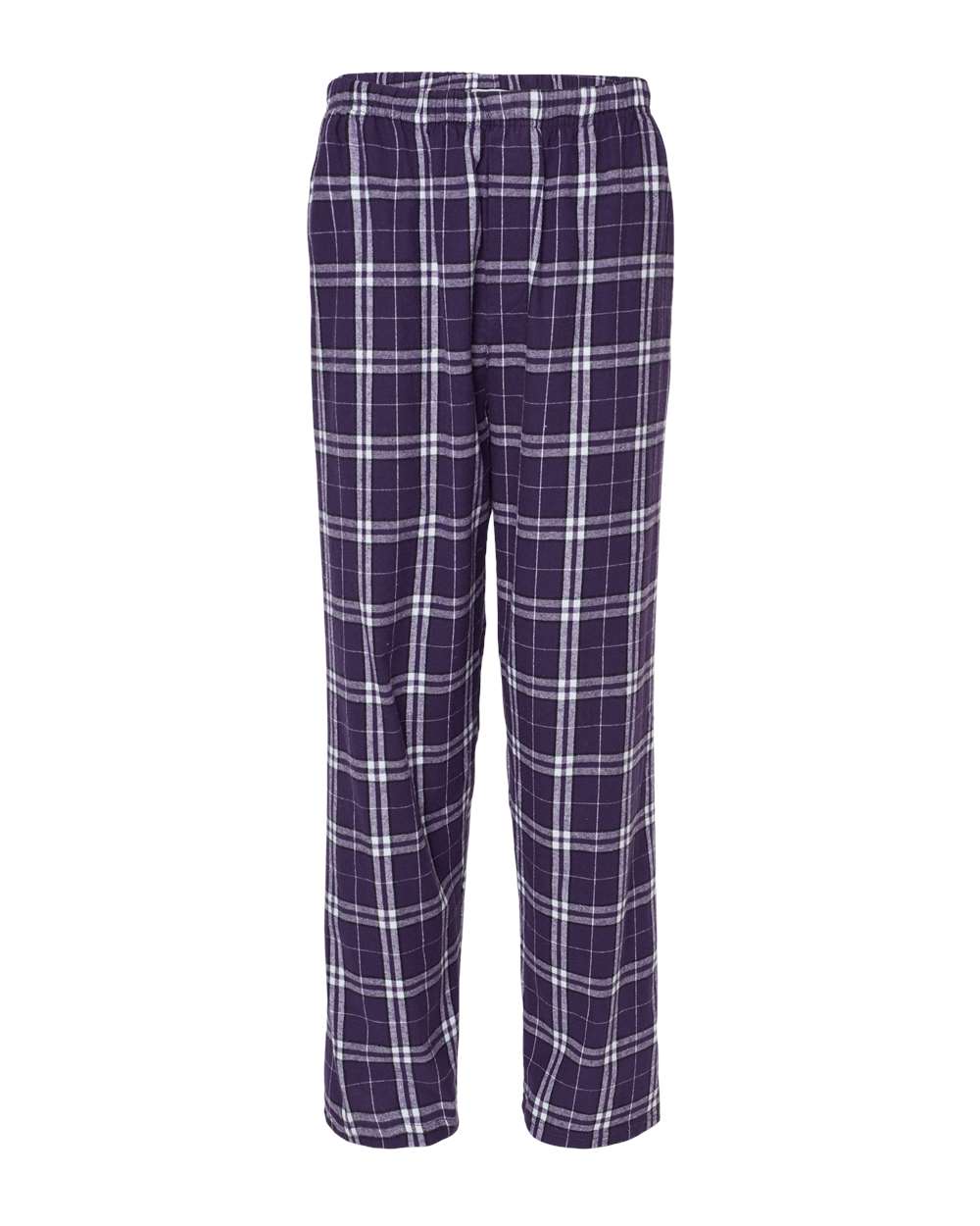 Men's Harley Flannel Pants - Front - B13203151 - Purple/ White Plaid