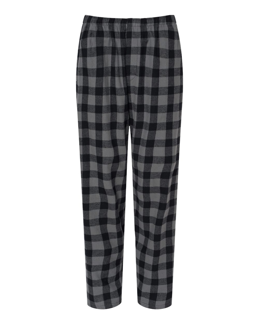 Men's Harley Flannel Pants - Front - B13203581 - Charcoal/ Black Buffalo