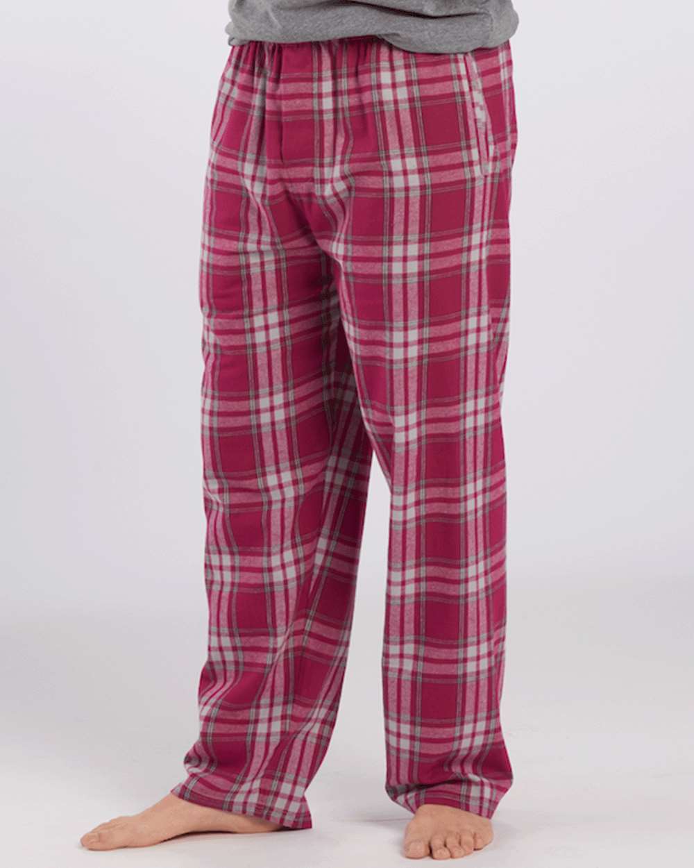 Men's Harley Flannel Pants - OnModelFront - B13203676 - Orchid Metro Plaid