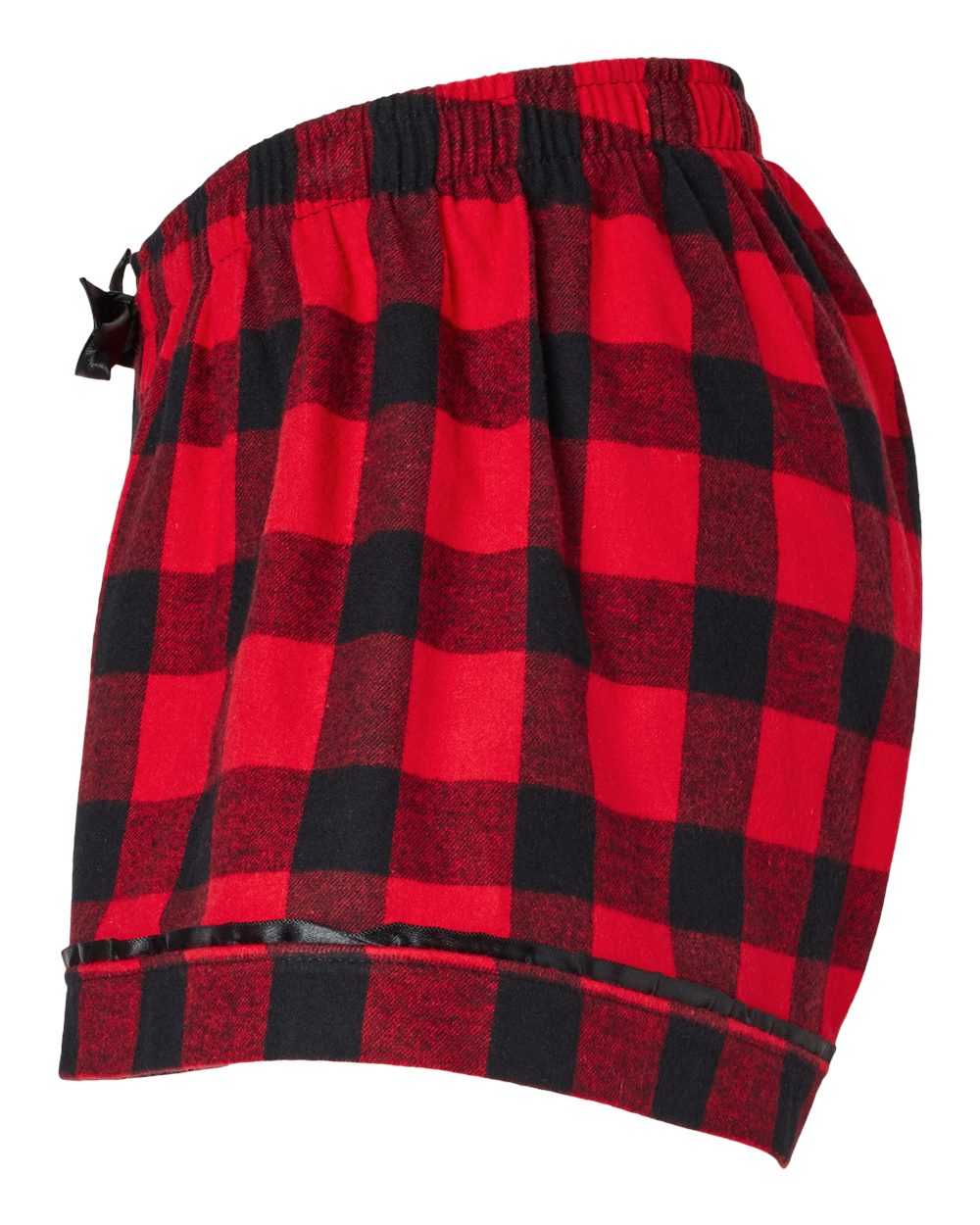 Women's Flannel Shorts - DirectSide - B14403121 - Red/ Black Buffalo