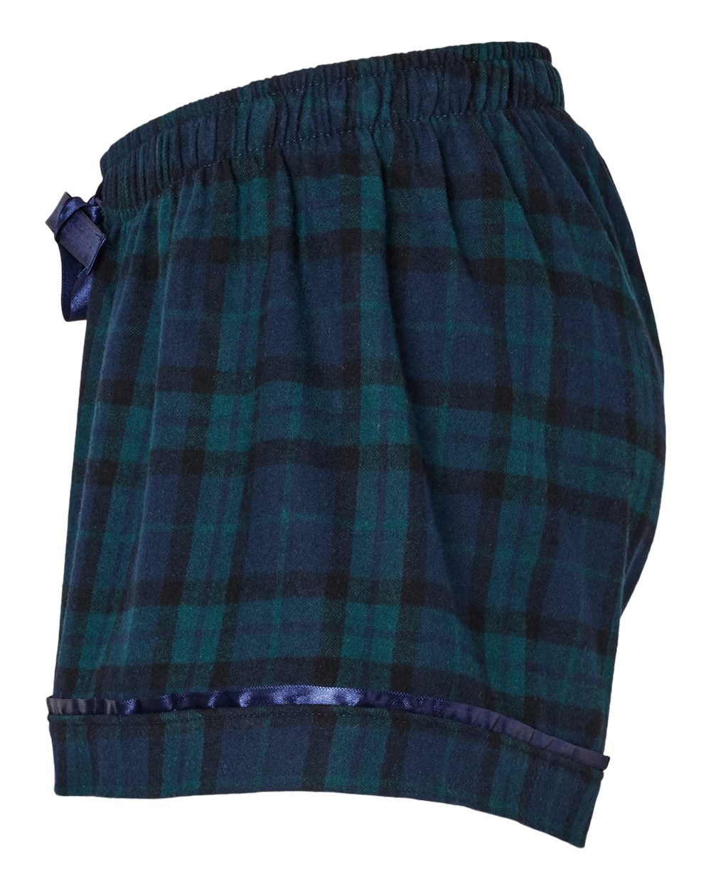 Women's Flannel Shorts - DirectSide - B14403611 - Scottish Tartan Plaid