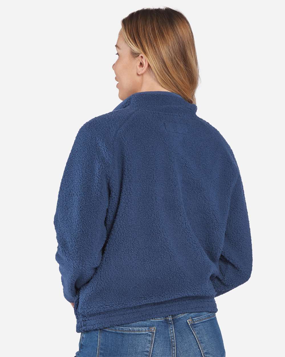 Women's Everest Half-Zip Pullover - OnModelBack - B14903251 - Indigo