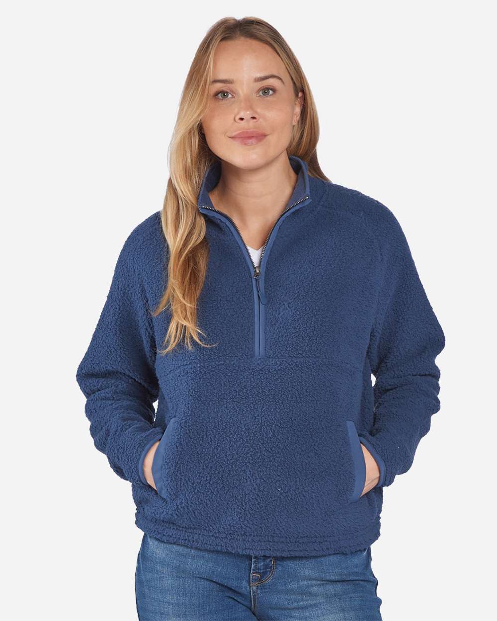 Women's Everest Half-Zip Pullover - OnModelFront - B14903251 - Indigo