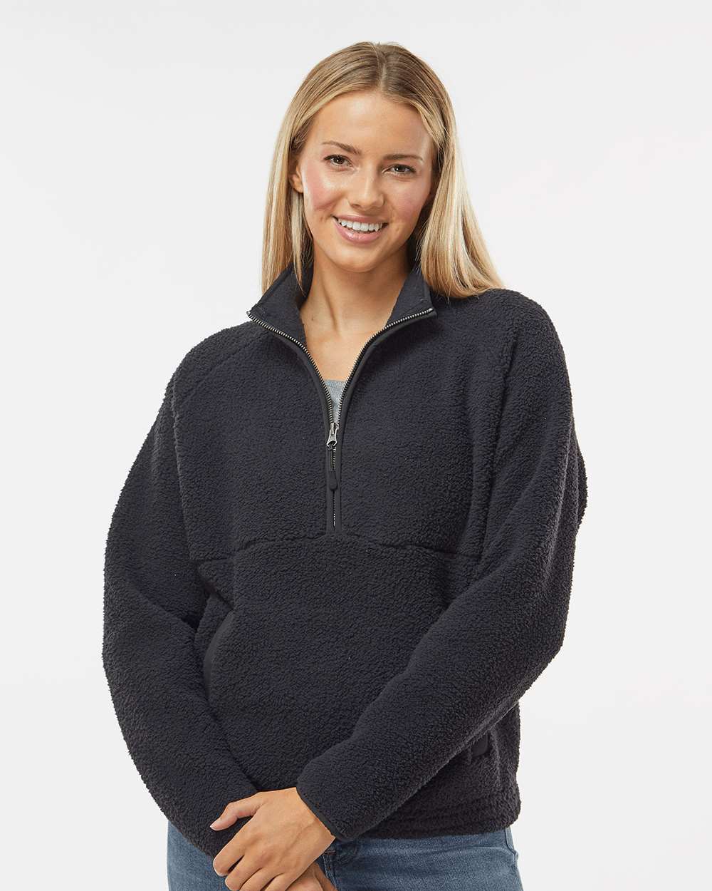 Women's Everest Half-Zip Pullover - OnModelFront - B14903501 - Black