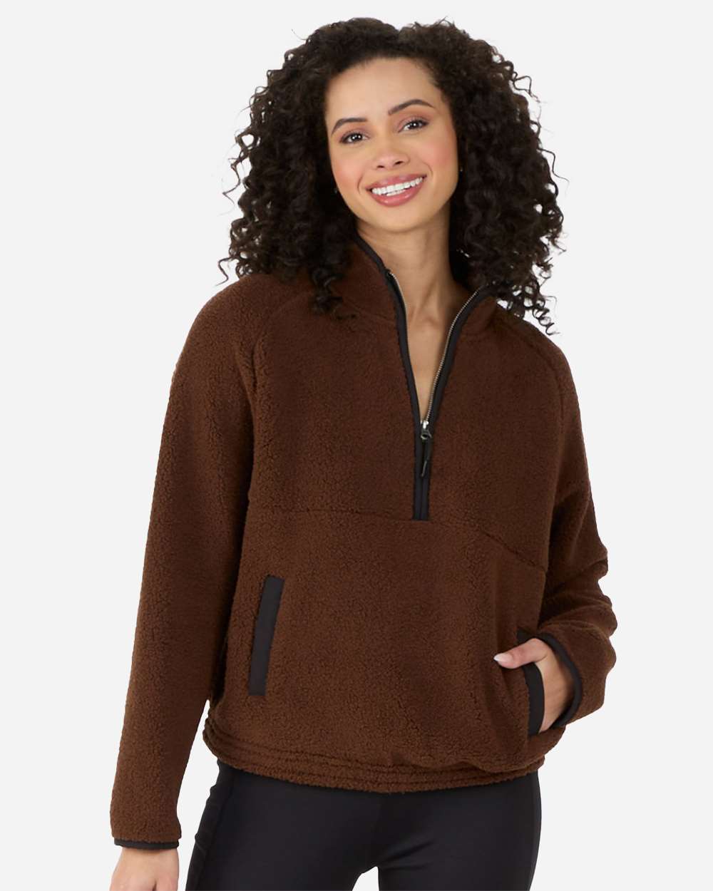 Women's Everest Half-Zip Pullover - OnModelFront - B14903601 - Espresso
