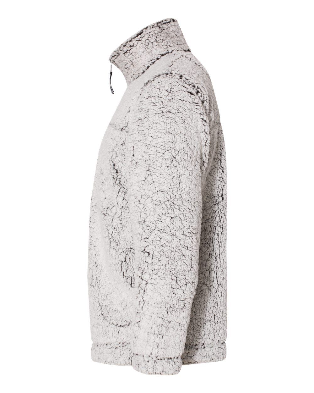 Unisex Sherpa Fleece Quarter-Zip Pullover - DirectSide - B36703352 - Frosty Grey