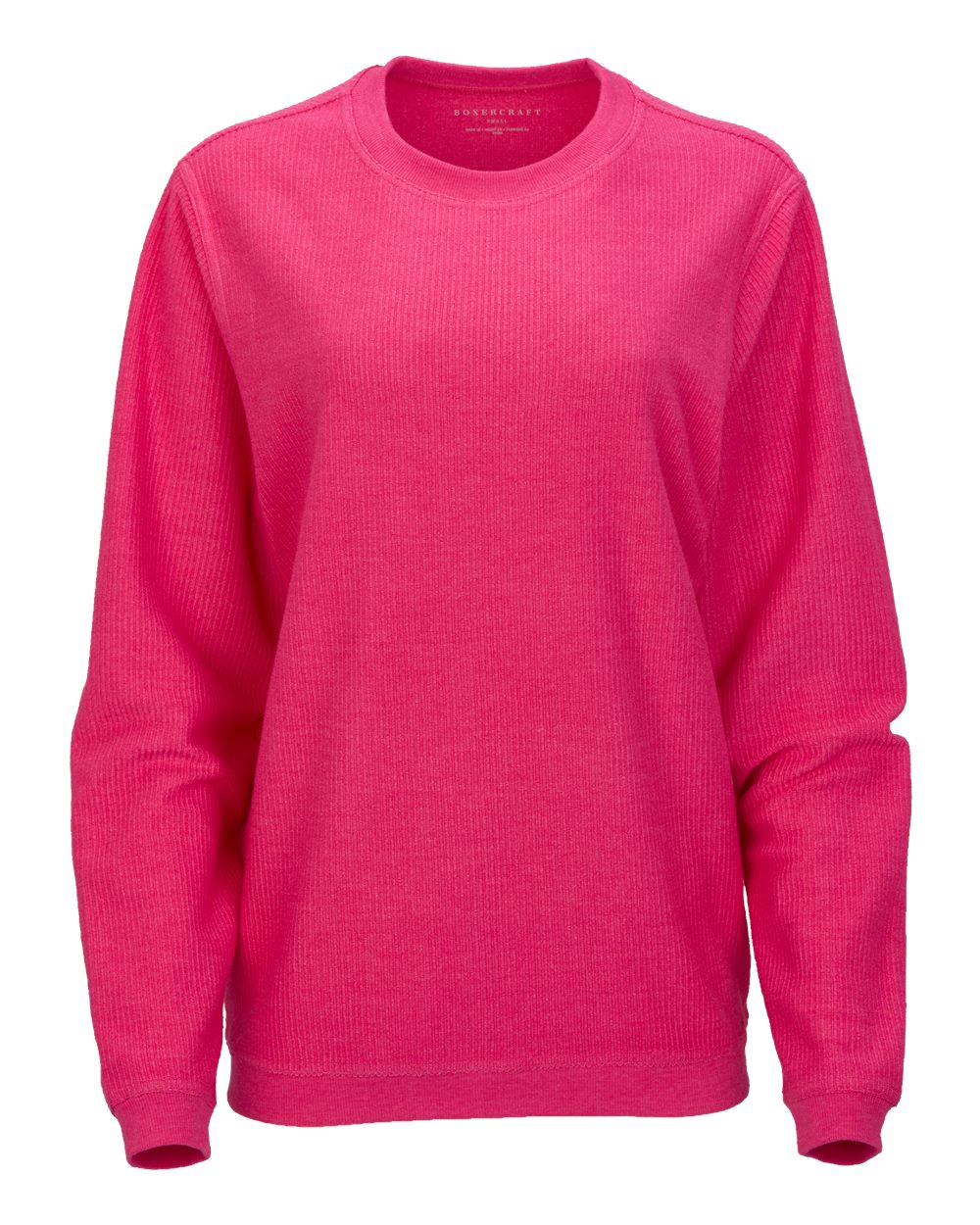 Unisex Corded Crew - Front - B05903302 - Cosmic Pink