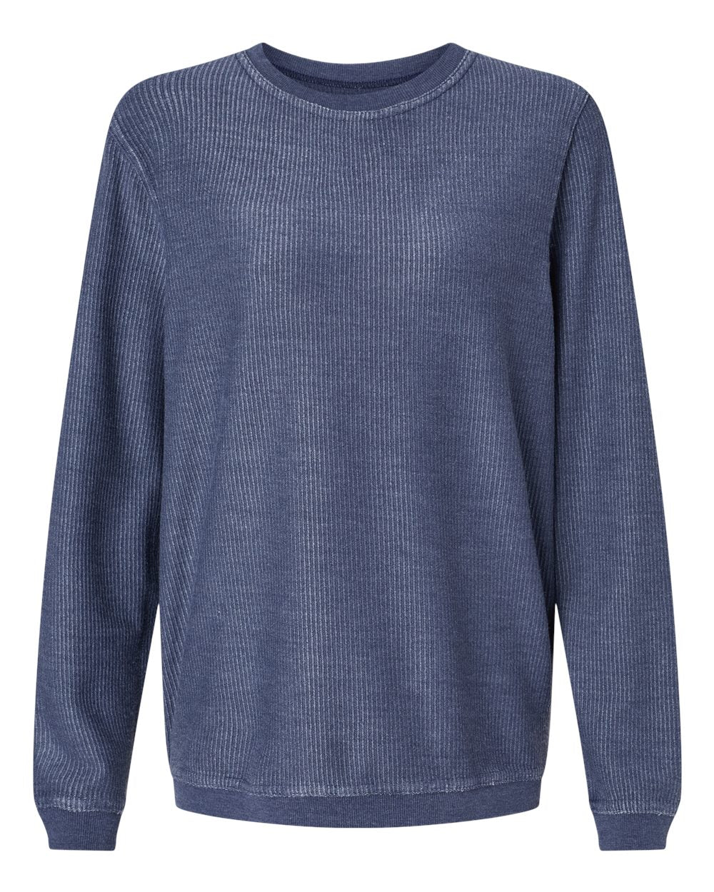 Unisex Corded Crew - Front - B05903752 - Navy