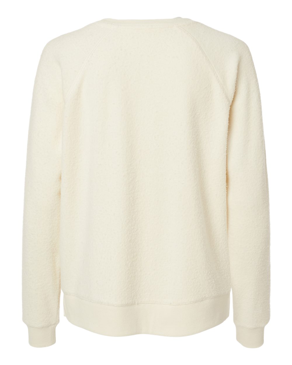 Women's Fleece Out Pullover - Back - B17703241 - Natural