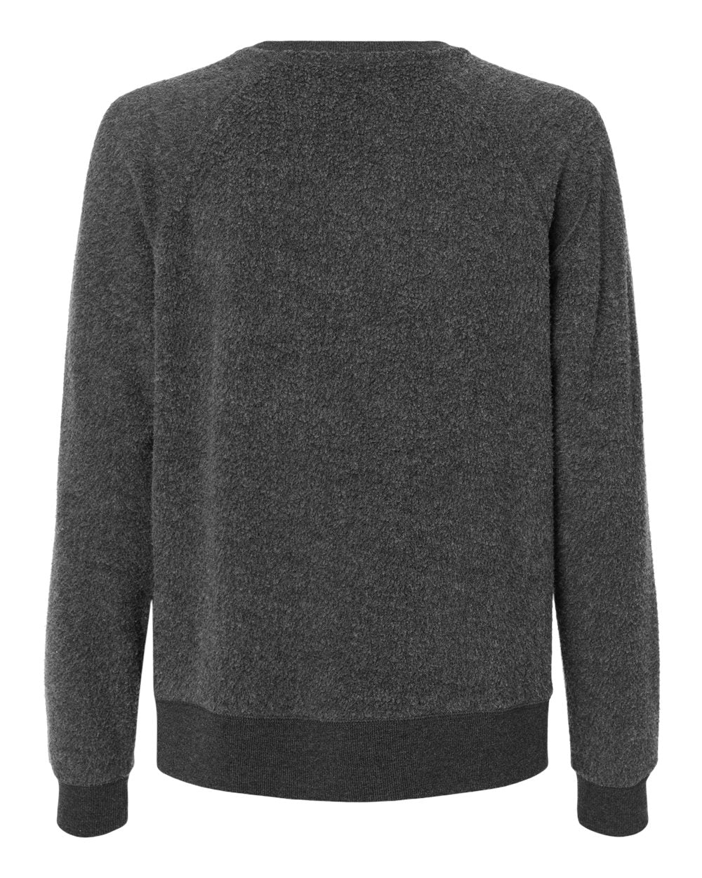 Women's Fleece Out Pullover - Back - B17703591 - Charcoal