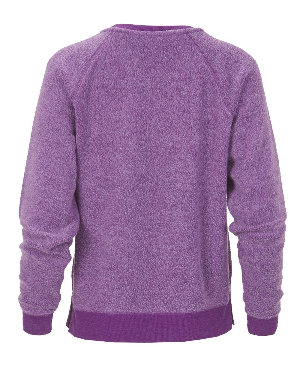 Women's Fleece Out Pullover - Back - B17703671 - Purple