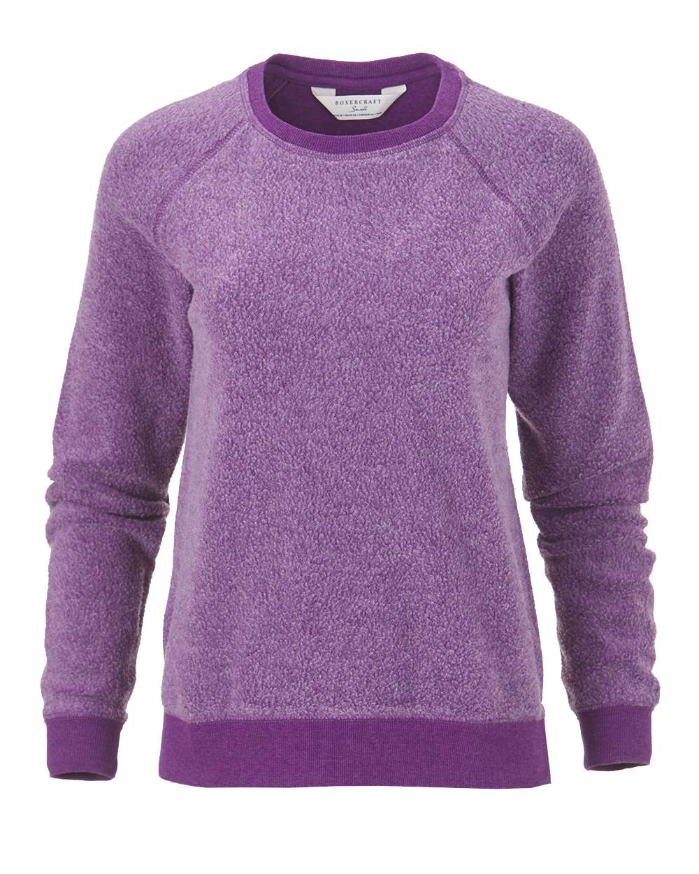Women's Fleece Out Pullover - Front - B17703671 - Purple